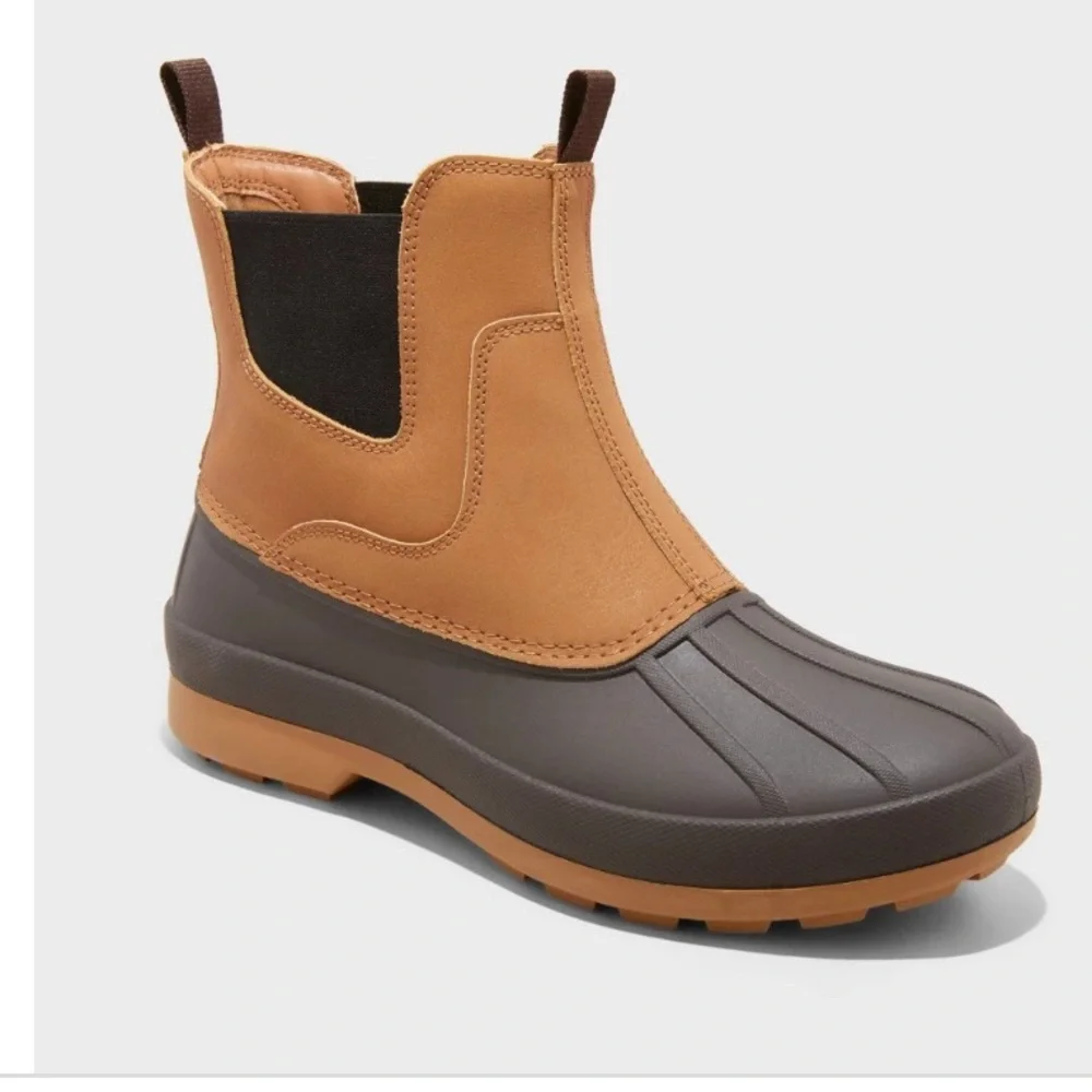 Men's Spencer Winter Chelsea Boots - Goodfellow & Co Brown